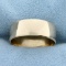 Vintage Wide Wedding Band Ring In 10k Yellow Gold