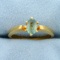 1/2ct Solitaire Vanadium Chrysoberyl Ring In 14k Yellow Gold