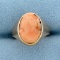 Vintage Cameo Ring In 10k Rose Gold