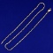 16 Inch Italian-made Elongated Box Link Chain Necklace In 14k Yellow Gold