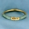 Natural Jade Bangle Bracelet In 14k Yellow Gold