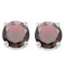 6mm Garnet Stud Earrings In Sterling Silver