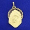 Virgin Mary Pendant In 18k Yellow Gold