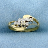 Delicate Diamond Ring In 14k Yellow Gold