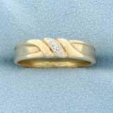 Diamond Band Ring In 14k Yellow Gold