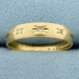 Diamond Band Ring In 14k Yellow Gold