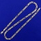 20 Inch Figarucci Link Chain Necklace In 14k Yellow Gold