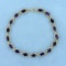 8.5ct Tw Tanzanite Bracelet In 14k Yellow Gold