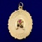 Lake Tahoe Nevada Pendant Or Charm In 14k Yellow Gold