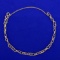 8 Inch Triple Link Bracelet In 14k Yellow Gold