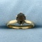 1.5ct Solitaire Chrysoberyl Ring In 14k Yellow Gold
