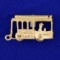 Mechanical San Francisco Cable Car Charm Or Pendant In 14k Yellow Gold