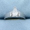 .8ct Pear Shaped Diamond Solitaire Engagement Ring In 14k White Gold