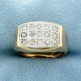 1/2ct Tw Diamond Ring In 10k Yellow And White Gold
