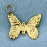 Butterfly Pendant In 14k Yellow Gold