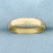 Men's Beaded Edge Milgrain Wedding Band Ring In 14k Yellow Gold