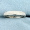 Unique Etched Band Ring In 14k White Gold