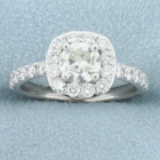 Gabriel Designer 1.5ct Tw Diamond Engagement Ring In 14k White Gold
