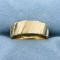 Designer Gold Band Ring In 14k Yellow Gold