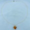 7ct Tw Multi-gemstone And Diamond Heart Necklace In 14k Yellow Gold