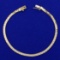 Italian-made C-link Bracelet In 14k Yellow Gold