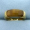 Modern Design Tiger's Eye Ring In 18k Yellow Gold