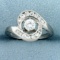 2/3ct Tw Diamond Target Ring In 18k White Gold