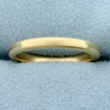 Wedding Band Ring In 14k Yellow Gold