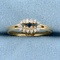 1/4ct Tw Lab Alexandrite And Diamond Ring In 14k Yellow Gold
