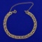Double Loop Charm Bracelet In 14k Yellow Gold