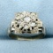 Antique Old European Cut 1/2ct Tw Diamond Ring In 14k White Gold