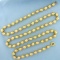 Italian-made 52 Inch Gold Bead Necklace In 18k Yellow Gold