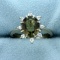 3.25ct Tw Natural Alexandrite And Diamond Ring In 14k Yellow Gold