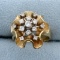 1/2ct Tw Diamond Burst Ring In 14k Yellow Gold