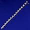 1.5ct Tw Diamond Line Bracelet In 14k Yellow And White Gold