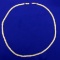 16 Inch Italian Twisting Herringbone Link Chain Necklace In 14 K Yellow Gold