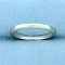 Thin Wedding Band Ring In 14k White Gold