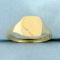 Men's Diamond Ring In 14k Yellow Gold