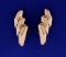 14k Rose Gold Large Clip On Earrings