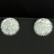 2 Ct Tw Diamond Earrings In 10k White Gold