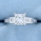 1.75ct Tw Princess Diamond Engagement Ring In Platinum