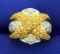 1ct Tw Criss Cross Design Diamond Ring In 18k Yellow And White Gold
