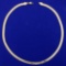 16 1/2 Inch Italian Made Herringbone Chain Necklace In 14k Yellow Gold
