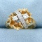 Custom Designed 1/3ct Tw Diamond Ring In 14k Yellow And White Gold