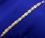 Sea Life Seashell Bracelet In 14k Yellow Gold