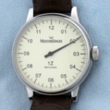 Meistersinger 1z Mechanik Single Hand Watch