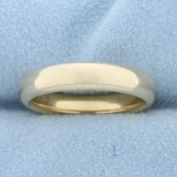4.5mm Gold Wedding Band Ring In 14k Yellow Gold