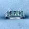 1ct Tw Natural Alexandrite Ring In 14k White Gold