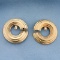 Designer Stud Earring Enhancers In 14k Yellow Gold