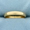 Thin Wedding Band Ring In 14k Yellow Gold